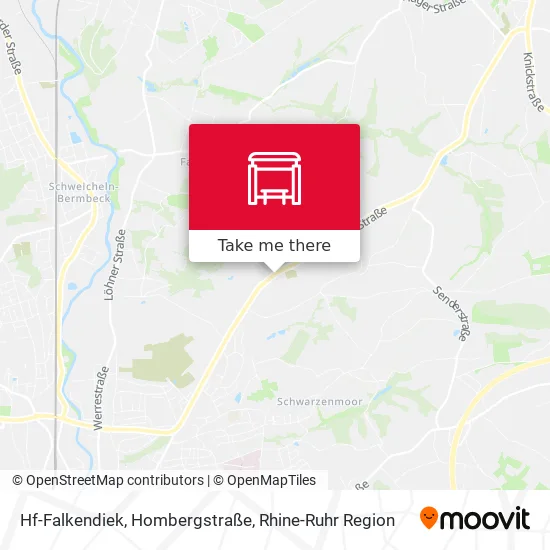 Карта Hf-Falkendiek, Hombergstraße