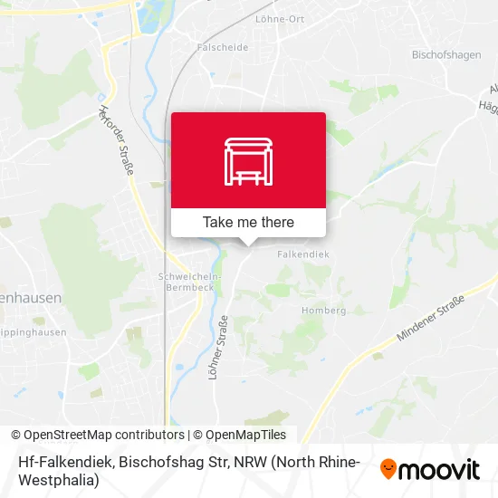 Карта Hf-Falkendiek, Bischofshag Str