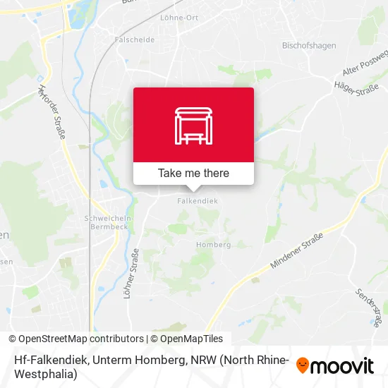 Карта Hf-Falkendiek, Unterm Homberg