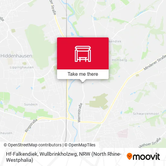 Карта Hf-Falkendiek, Wullbrinkholzwg