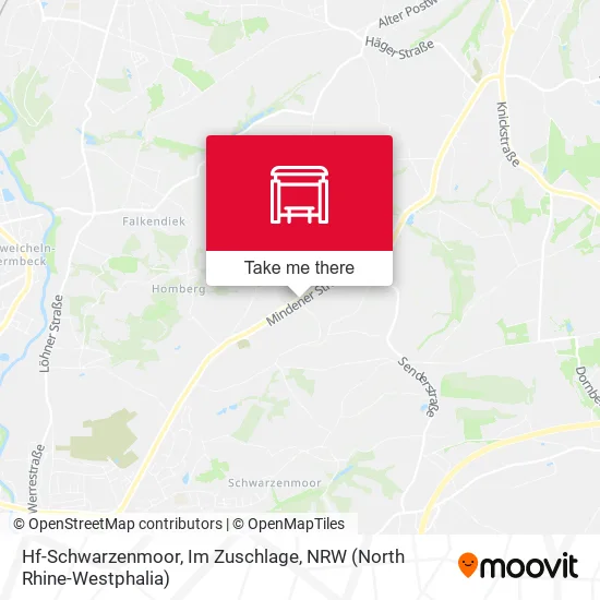 Карта Hf-Schwarzenmoor, Im Zuschlage