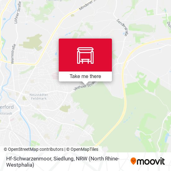 Hf-Schwarzenmoor, Siedlung map