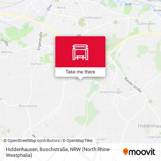Hiddenhausen, Boschstraße map