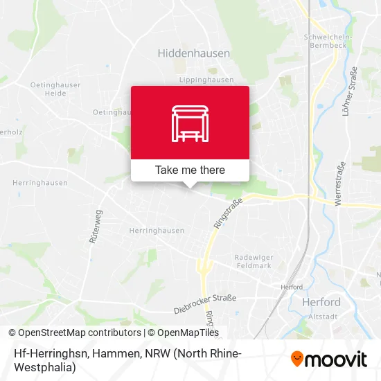 Карта Hf-Herringhsn, Hammen