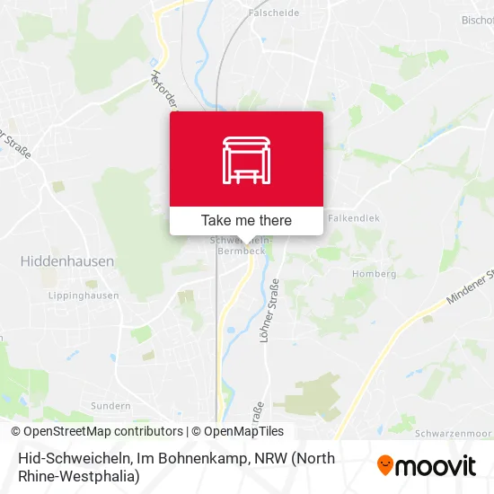 Карта Hid-Schweicheln, Im Bohnenkamp