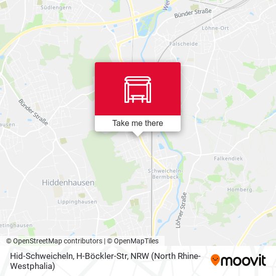Hid-Schweicheln, H-Böckler-Str map