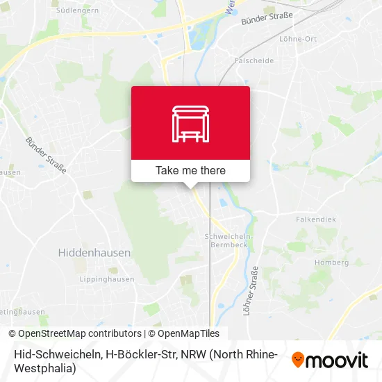 Карта Hid-Schweicheln, H-Böckler-Str