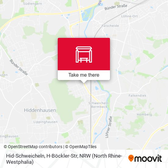 Hid-Schweicheln, H-Böckler-Str map
