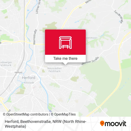 Карта Herford, Beethovenstraße