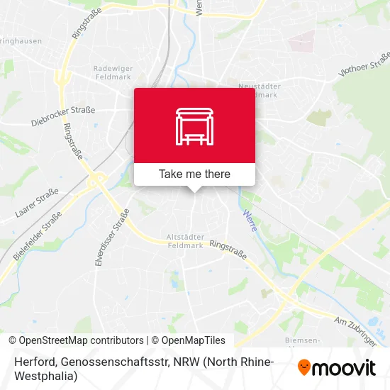 Карта Herford, Genossenschaftsstr