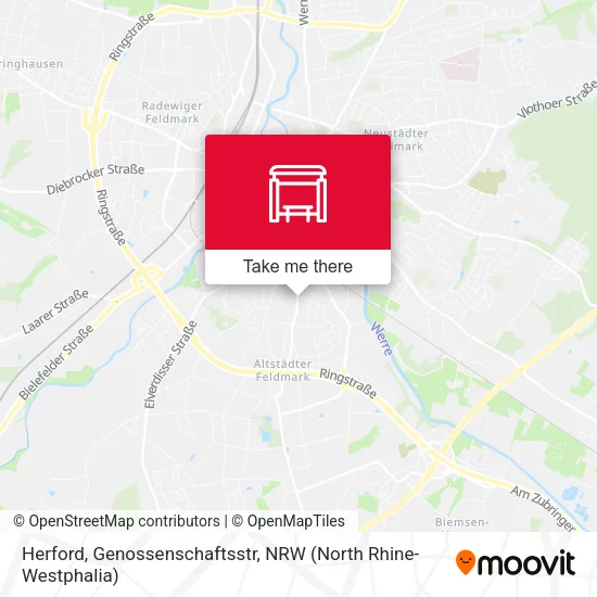 Карта Herford, Genossenschaftsstr