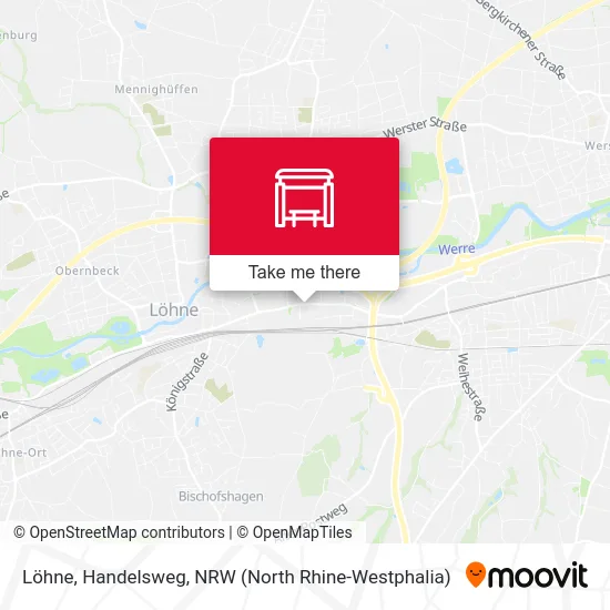 Löhne, Handelsweg map