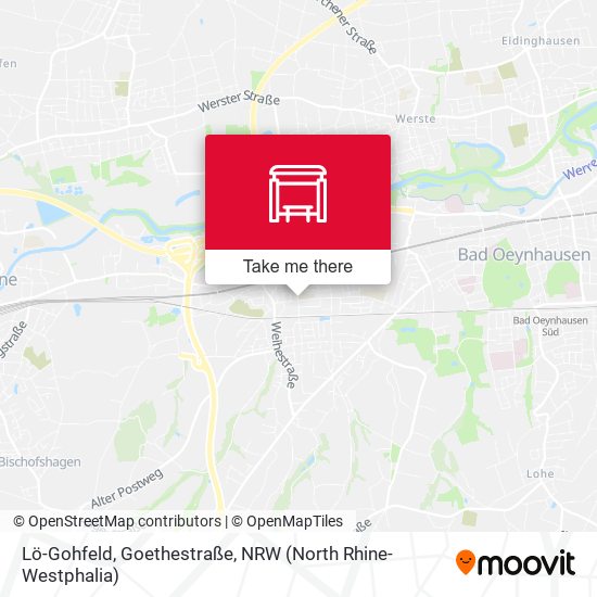 Lö-Gohfeld, Goethestraße map