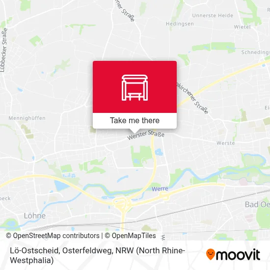 Lö-Ostscheid, Osterfeldweg map