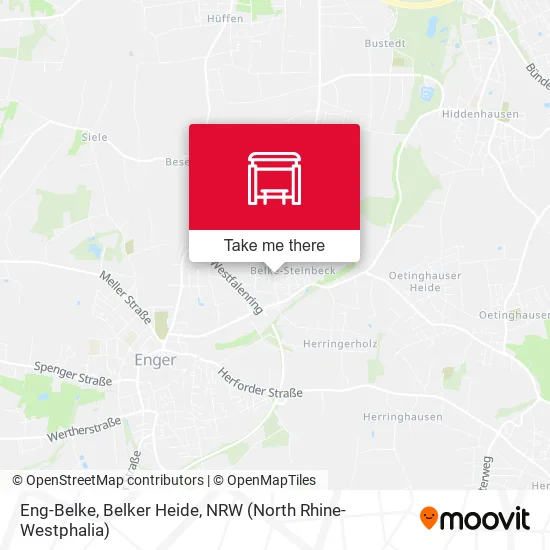 Карта Eng-Belke, Belker Heide