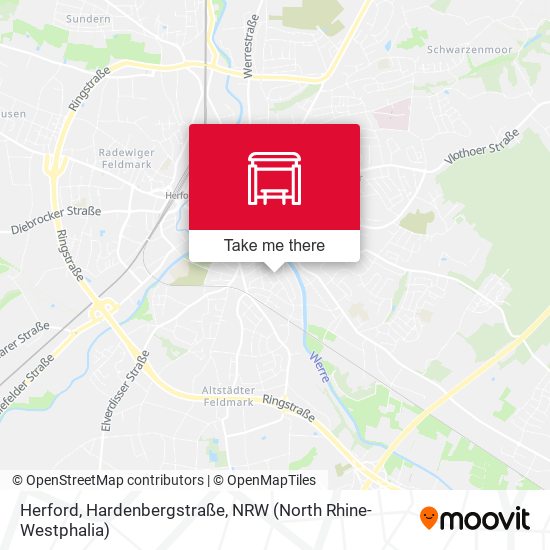 Herford, Hardenbergstraße map
