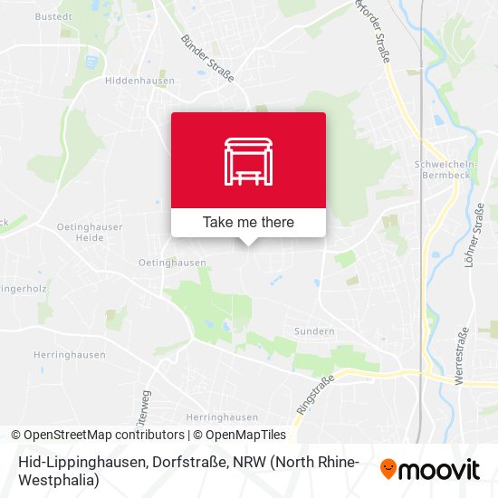 Hid-Lippinghausen, Dorfstraße map