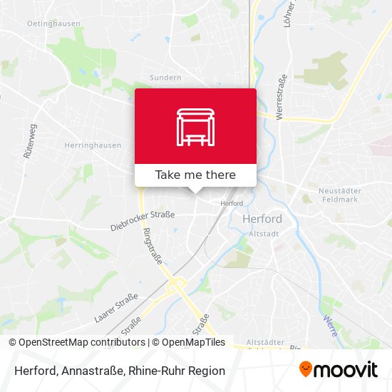 Herford, Annastraße map