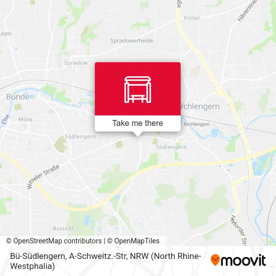 Карта Bü-Südlengern, A-Schweitz.-Str