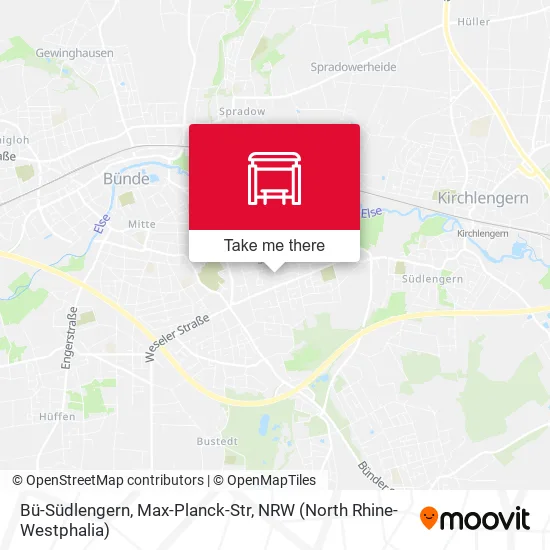 Карта Bü-Südlengern, Max-Planck-Str