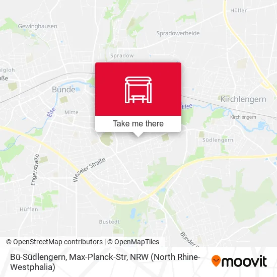 Карта Bü-Südlengern, Max-Planck-Str