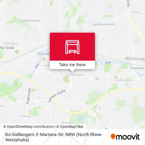 Карта Bü-Südlengern, E-Martens-Str