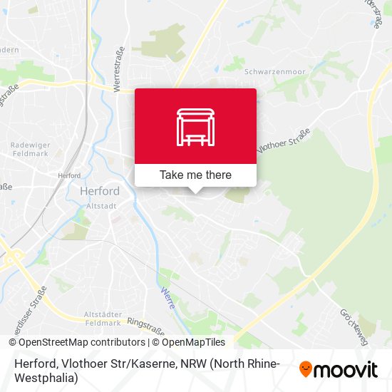 Herford, Vlothoer Str/Kaserne map