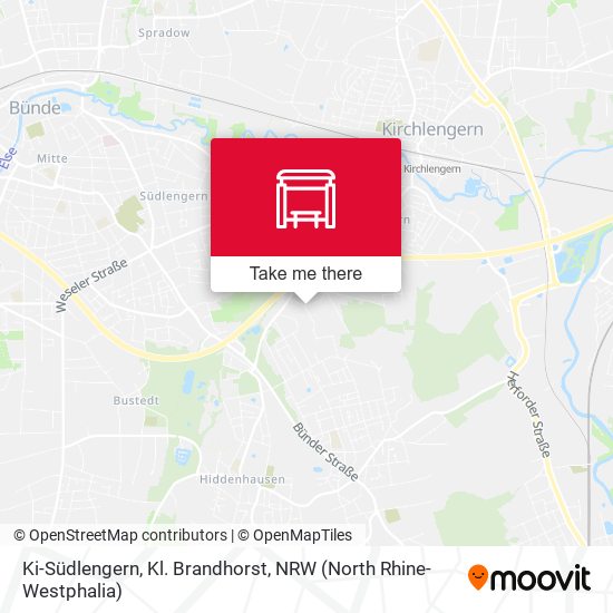 Ki-Südlengern, Kl. Brandhorst map