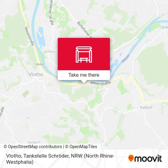 Карта Vlotho, Tankstelle Schröder