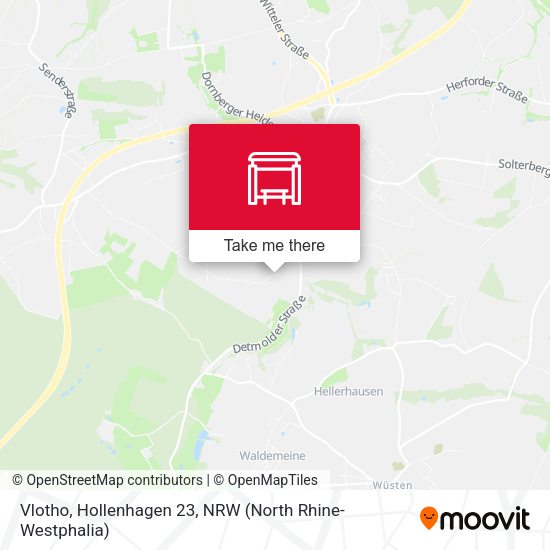 Карта Vlotho, Hollenhagen 23
