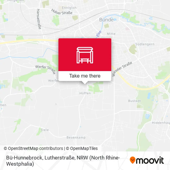 Карта Bü-Hunnebrock, Lutherstraße