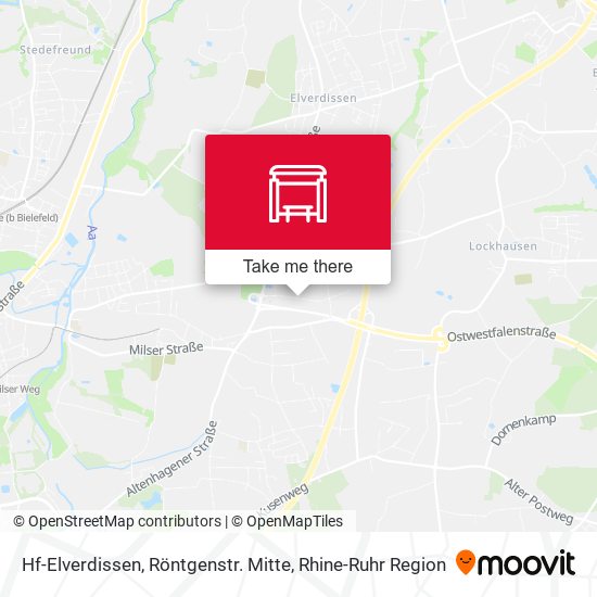 Hf-Elverdissen, Röntgenstr. Mitte map