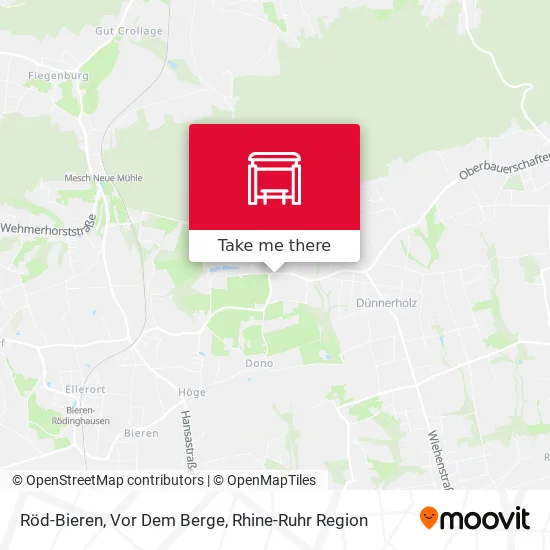 Карта Röd-Bieren, Vor Dem Berge