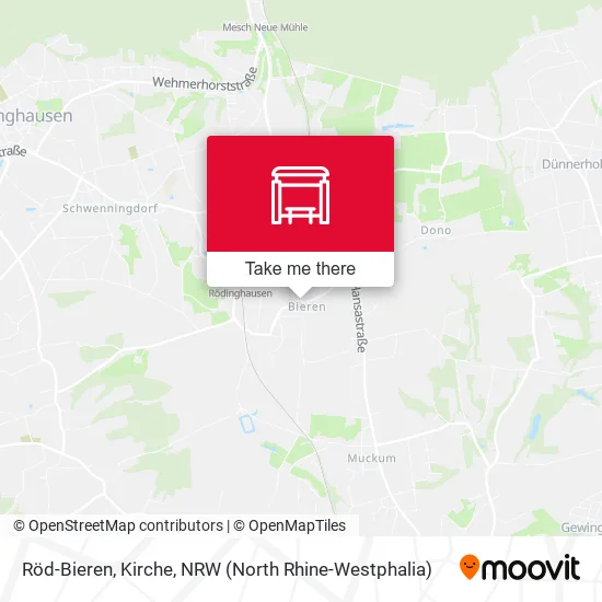 Карта Röd-Bieren, Kirche