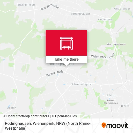 Rödinghausen, Wiehenpark map