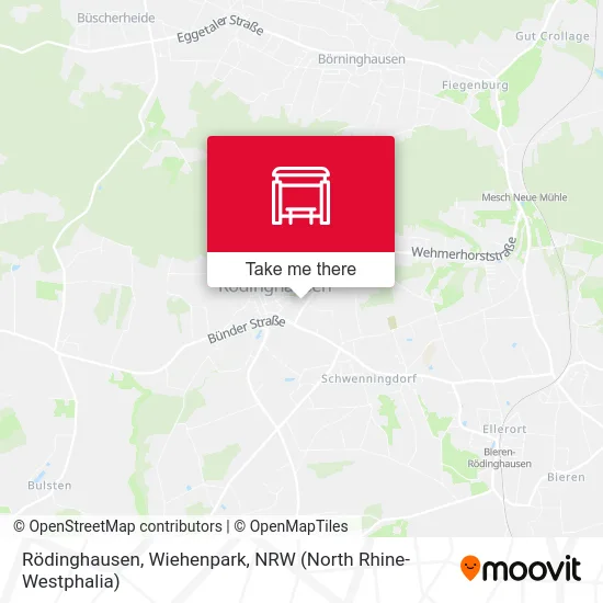 Rödinghausen, Wiehenpark map