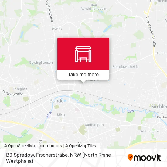 Карта Bü-Spradow, Fischerstraße