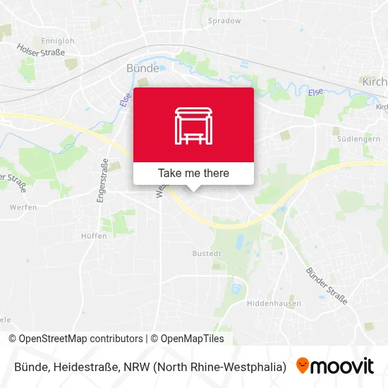 Bünde, Heidestraße map