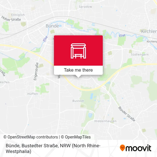 Bünde, Bustedter Straße map