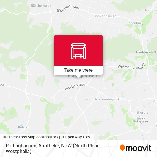 Rödinghausen, Apotheke map