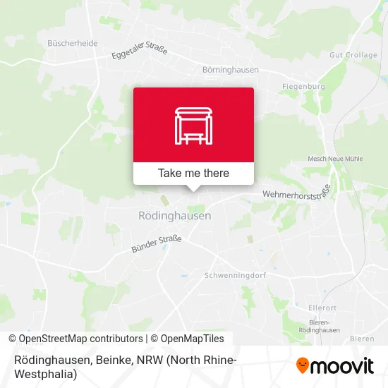 Rödinghausen, Beinke map