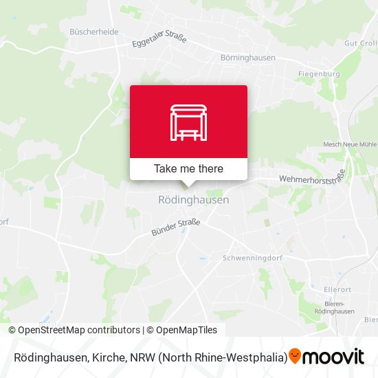 Rödinghausen, Kirche map