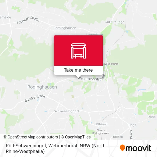 Röd-Schwenningdf, Wehmerhorst map