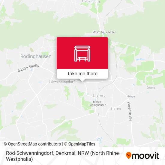 Röd-Schwenningdorf, Denkmal map
