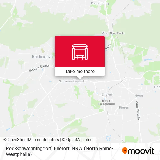 Röd-Schwenningdorf, Ellerort map
