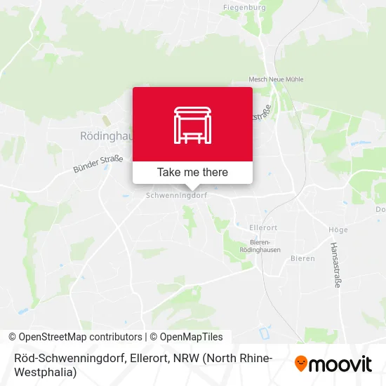Röd-Schwenningdorf, Ellerort map