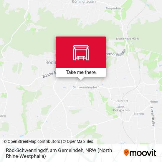 Röd-Schwenningdf, am Gemeindeh map
