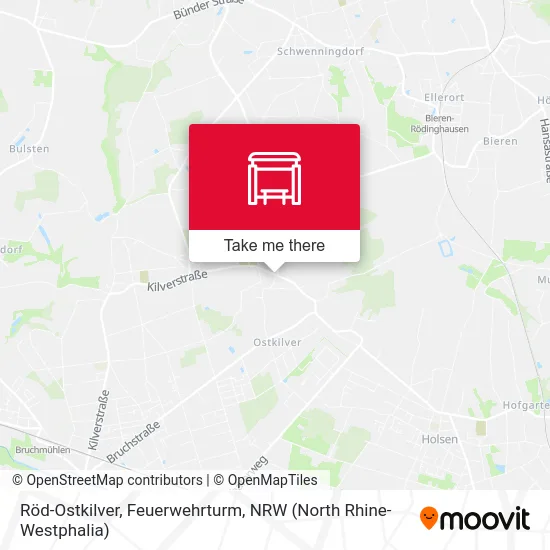 Röd-Ostkilver, Feuerwehrturm map
