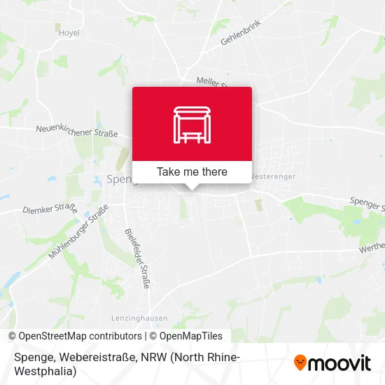 Карта Spenge, Webereistraße