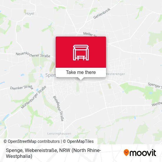 Карта Spenge, Webereistraße